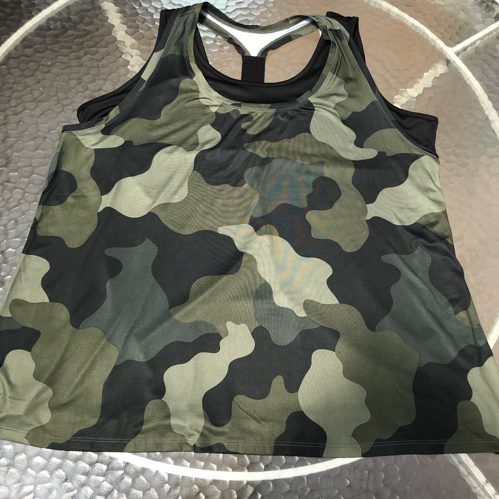 Racer back tank top